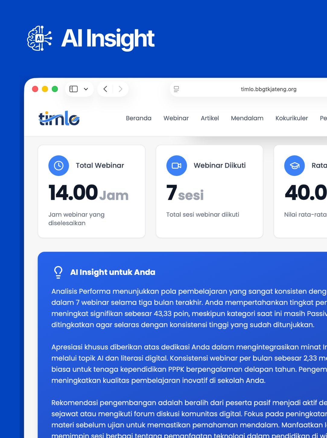 AI Insight untuk Pendidik