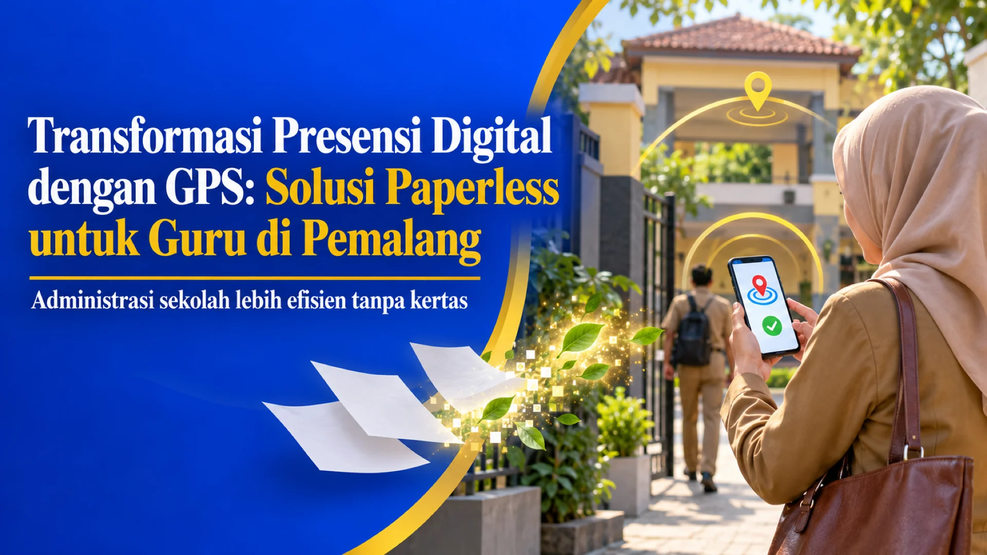Solusi Presensi Digital GPS Paperless Efisien untuk Guru