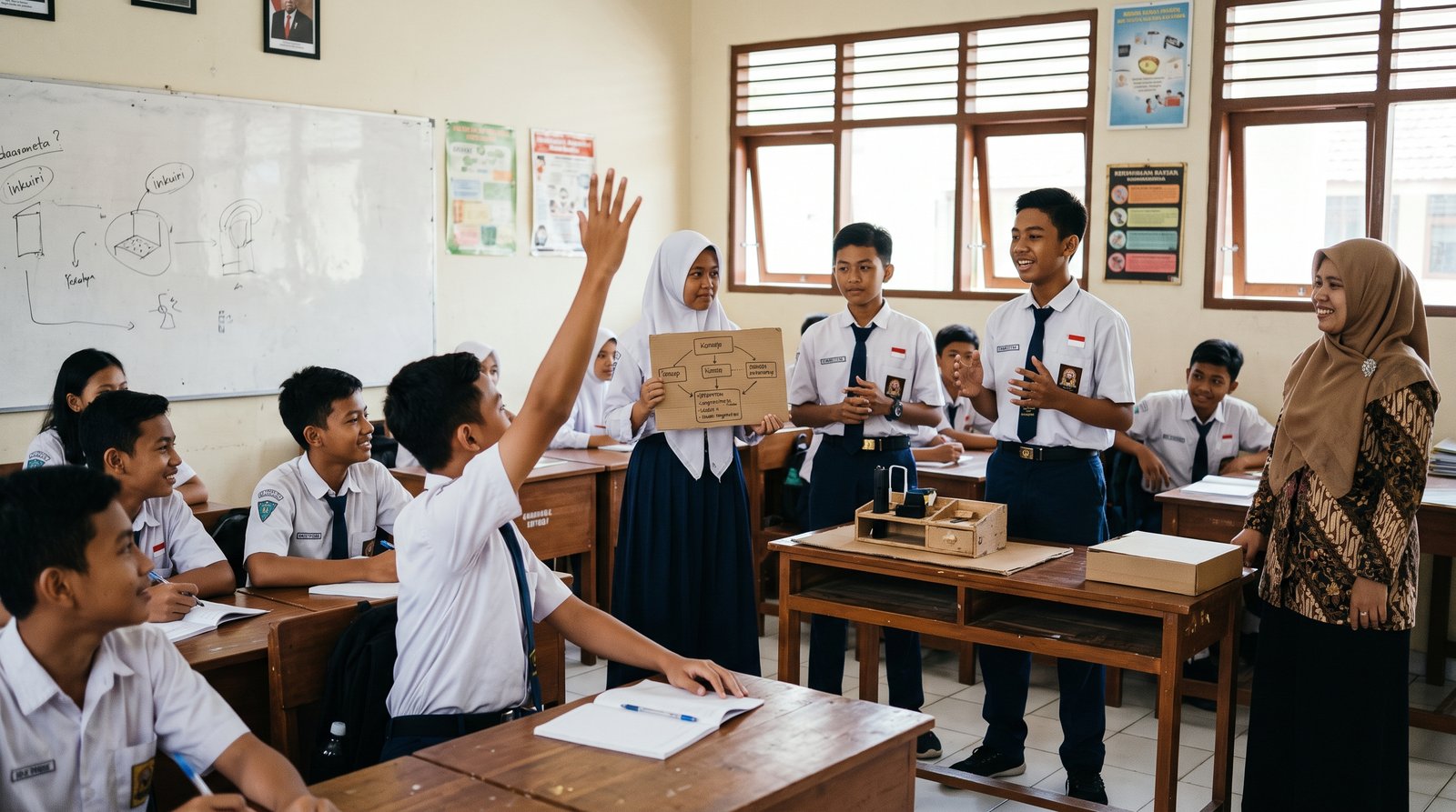 Mengembangkan Entrepreneurial Eye melalui Inkuiri Terbuka: Transformasi Limbah Bahan Keras Menjadi Solusi Fungsional