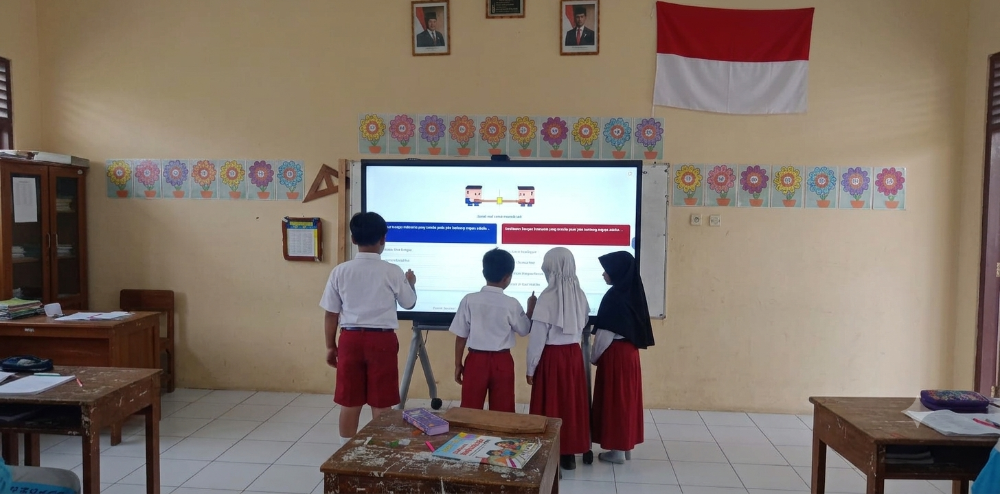 penerapan Pembelajaran Kolaboratif Berbasis Kelompok dalam Diskusi Eksplorasi Ruang kelas
