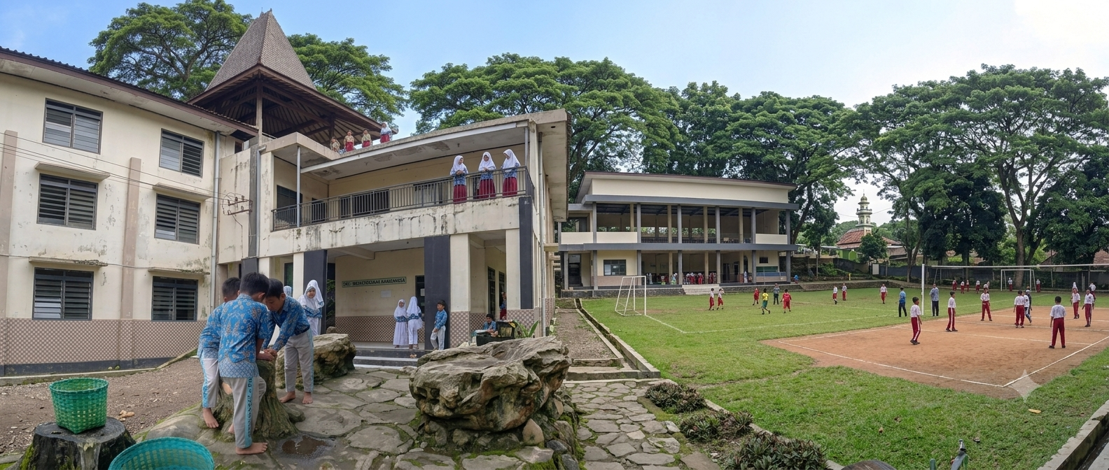 Foto 3 — penerapan Pembelajaran Kolaboratif Berbasis Kelompok dalam Diskusi Eksplorasi Ruang kelas