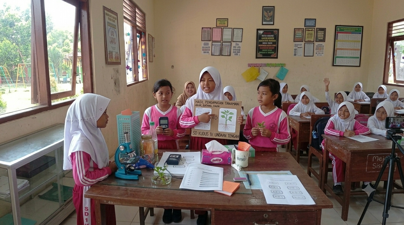 Eksperimen Sederhana Membedakan Wujud Benda melalui Pengamatan Langsung untuk Melatih Berpikir Kritis Siswa Kelas 3