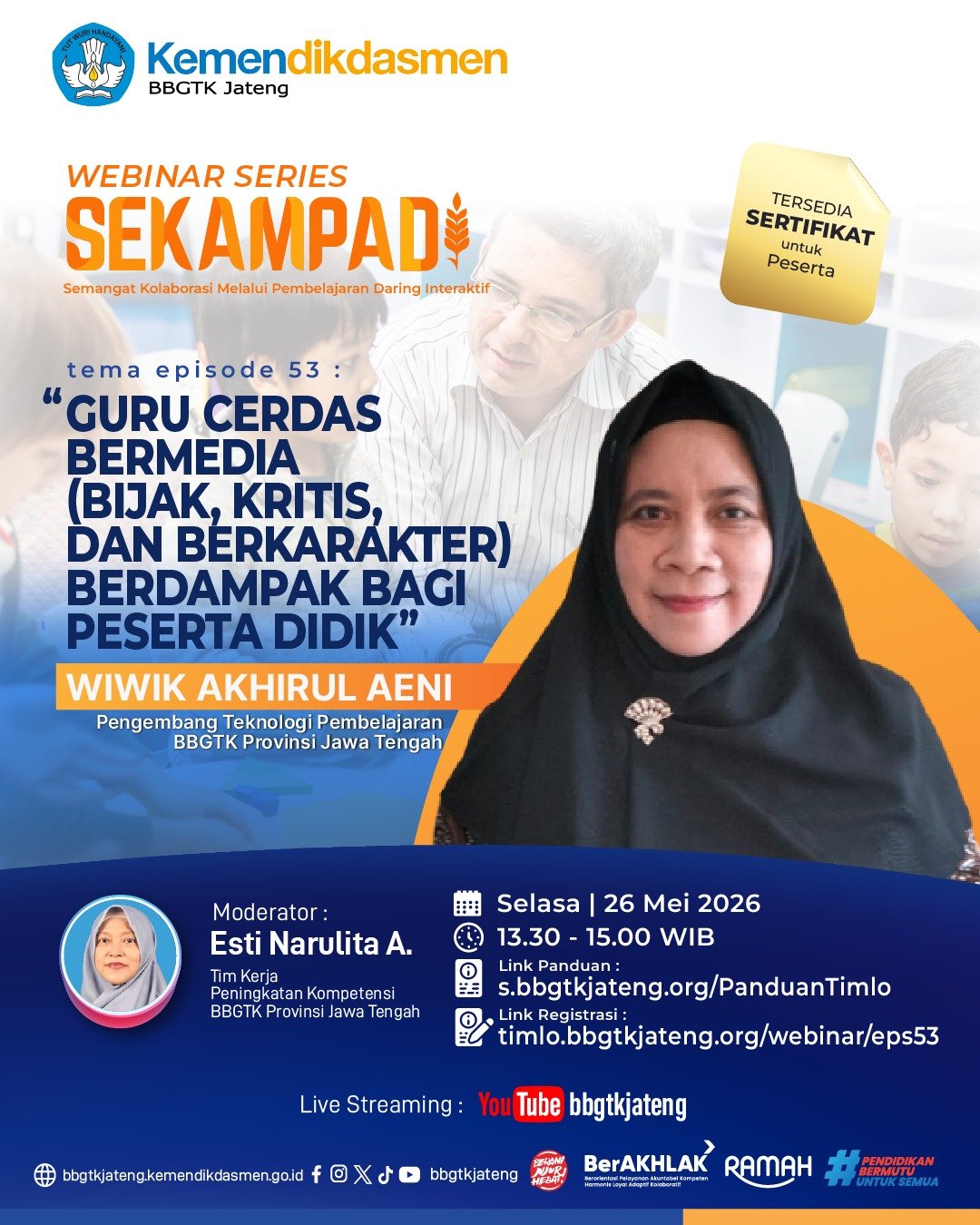 Guru Cerdas Bermedia (Bijak, Kritis, Dan Berkarakter) Berdampak Bagi Peserta Didik